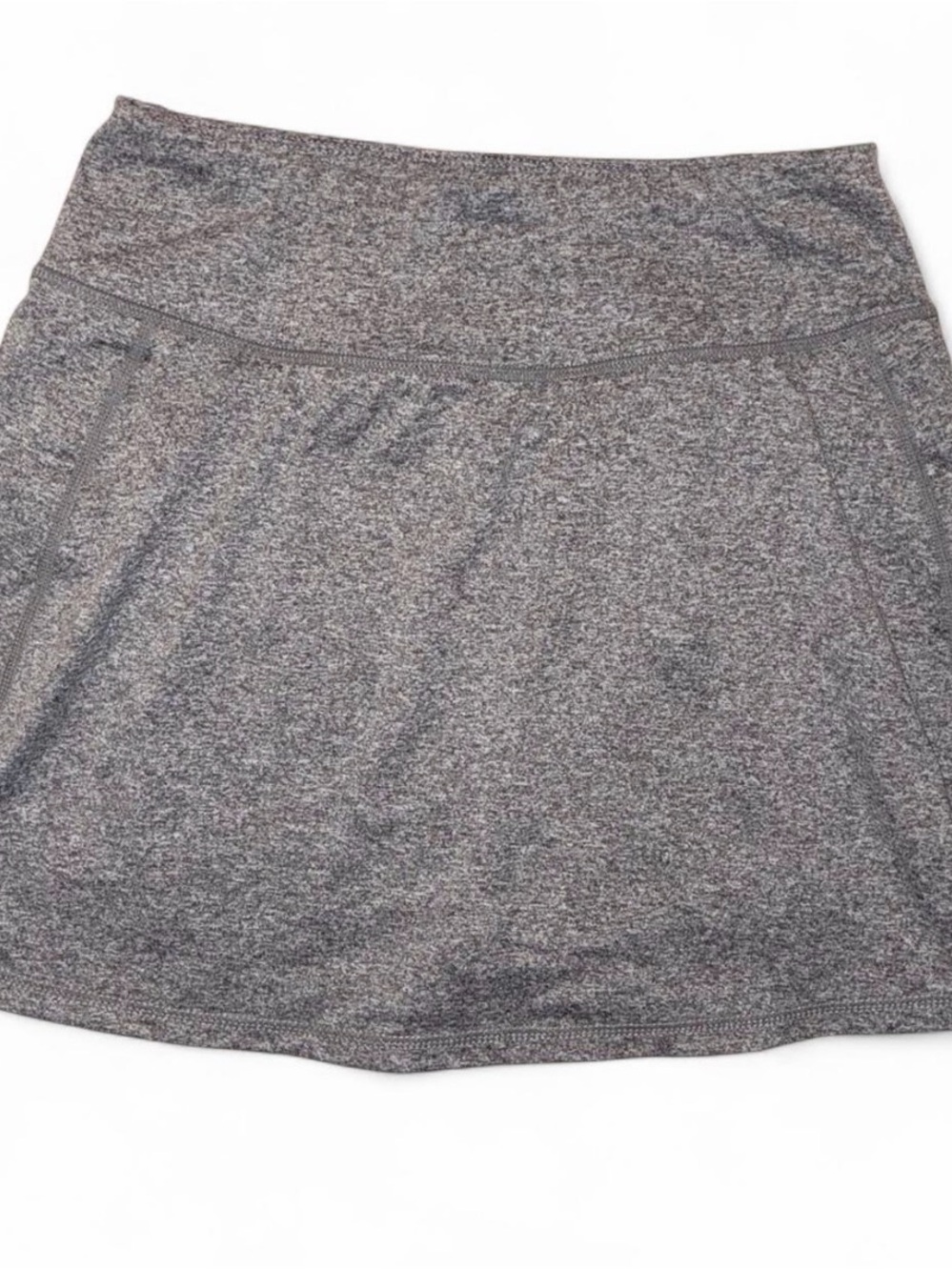 HALARA Heather Gray Skater Active Skirt